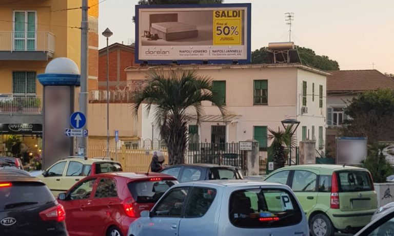 pubblicità impianti napoli rione alto via dantona